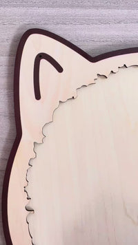 Cat-Shaped Wooden Puzzle Art™